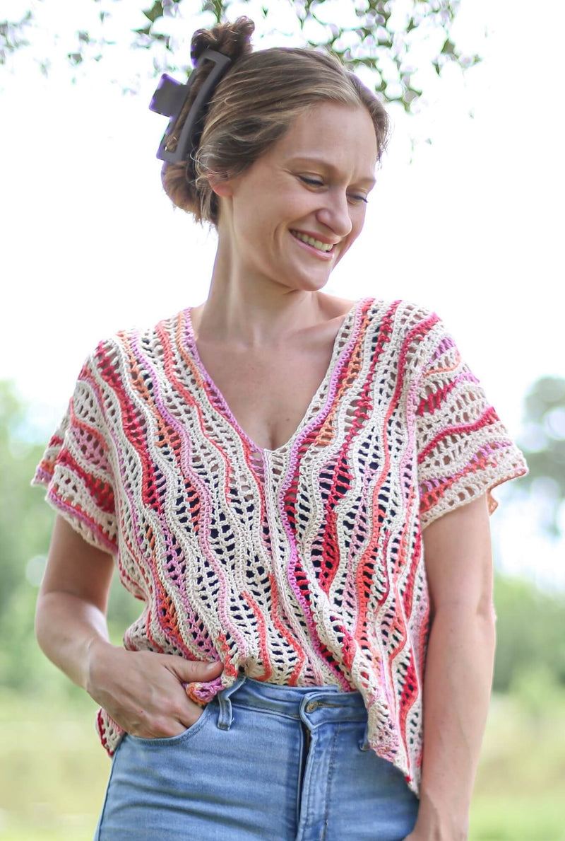 Crochet Kit - Beachside Sunset Top – Lion Brand Yarn
