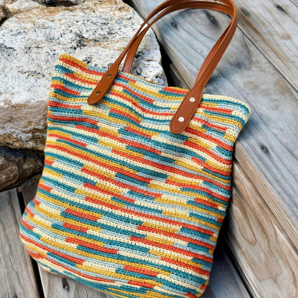 TRAUM.linokekena□new.333-originalリネンtote Crochet Kit - Method Tote – Lion Brand Yarn