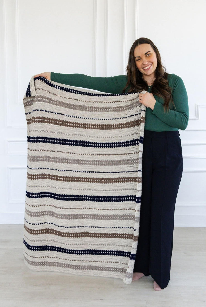 Crochet Kit - William Blanket (Worsted) – Lion Brand Yarn
