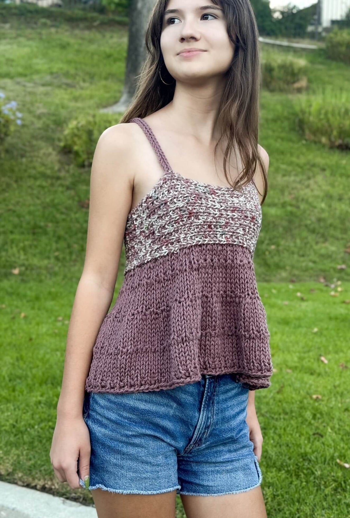 Knit Kit -Wildflower Cami – Lion Brand Yarn