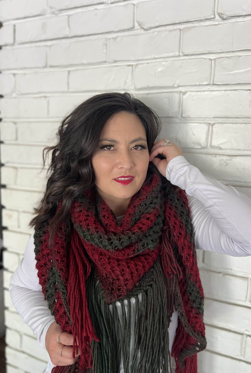 Knit Kit - Highland Fringe Shawl – Lion Brand Yarn