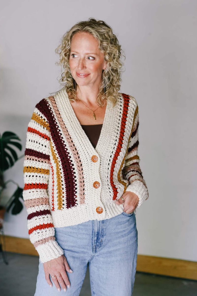 Crochet Kit - Almanac Cardigan – Lion Brand Yarn