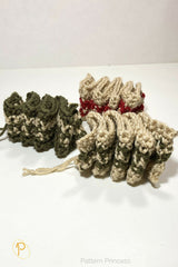 Crochet Christmas ribbon ornament thumbnail