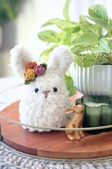 sherpa stuffed bunny on a tray thumbnail