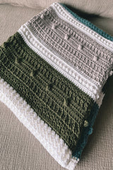 Folded Baby Blanket On A Couch thumbnail
