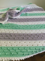 striped baby blanket thumbnail