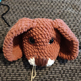 Top View Brown Crochet Dogee thumbnail