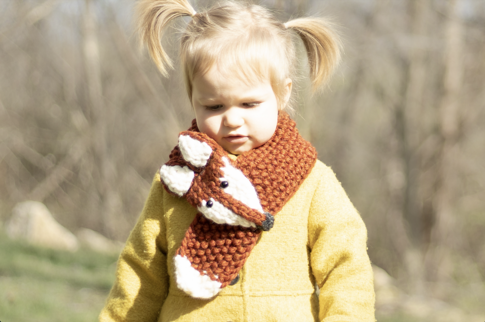 Mr. Fox Scarf (Knit) – Lion Brand Yarn