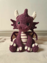 crochet amigurumi stuffed animal of a dragon thumbnail