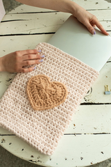 Laptop sleeve with heart thumbnail