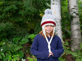 Knitted Hat Worn By A Girl thumbnail