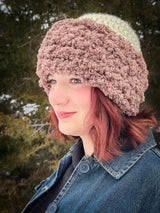 warm sherpa hat on woman thumbnail