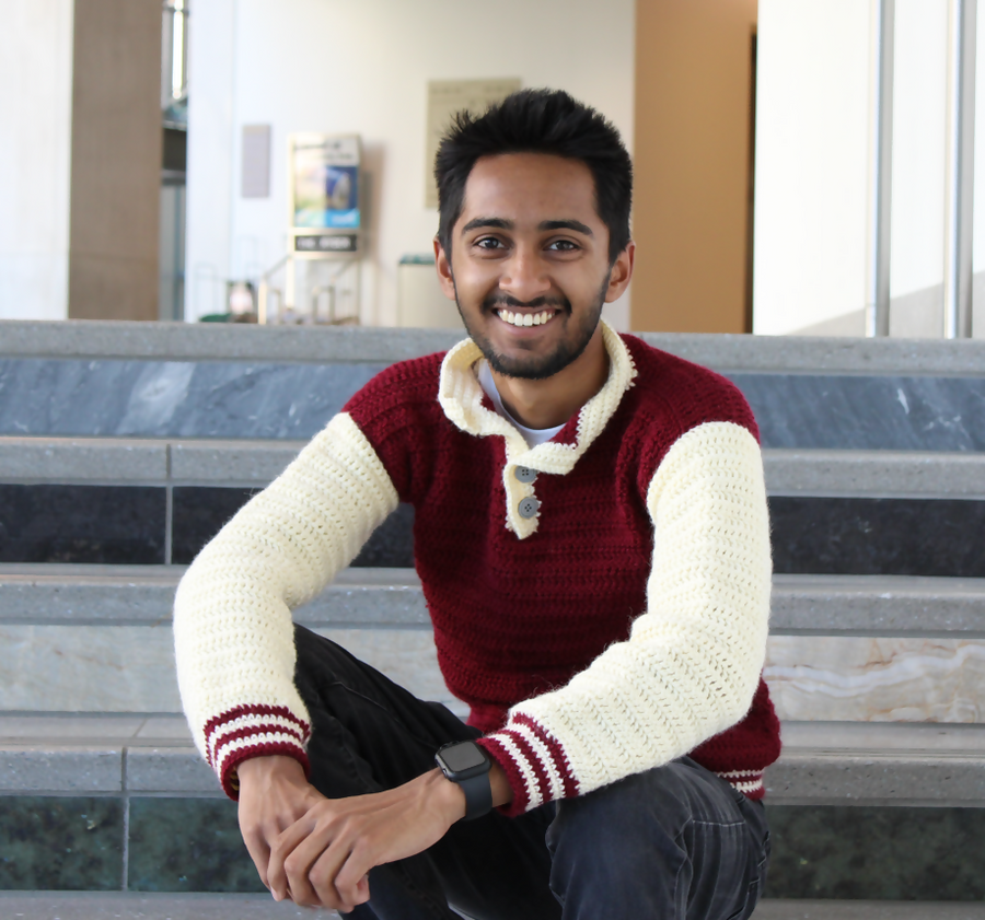 Letterman Sweater (Crochet) – Lion Brand Yarn