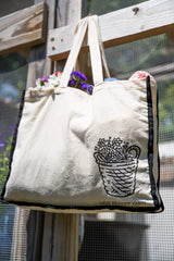 Lion Brand Canvas Basket Tote thumbnail