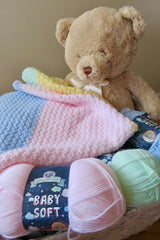 Pastel Parade Baby Soft Blanket (Crochet) thumbnail