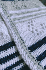 Striped baby blanket thumbnail