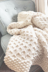 Knitted Blanket On A Chair thumbnail