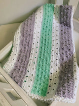 striped baby blanket thumbnail