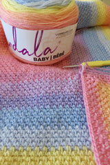 self-striping baby blanket thumbnail