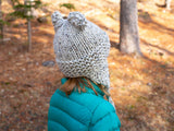 Knitted Hat Worn By A Girl thumbnail