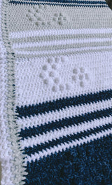 Striped baby blanket thumbnail