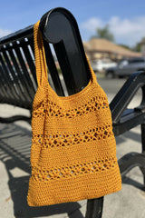 crochet cotton tote thumbnail