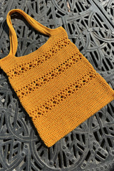 crochet cotton tote thumbnail