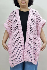 Rosebud Mist Ruana (Crochet) thumbnail