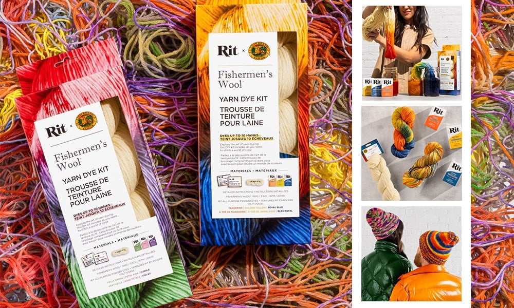 Rit® x Lion Brand® Yarn Dye Kits