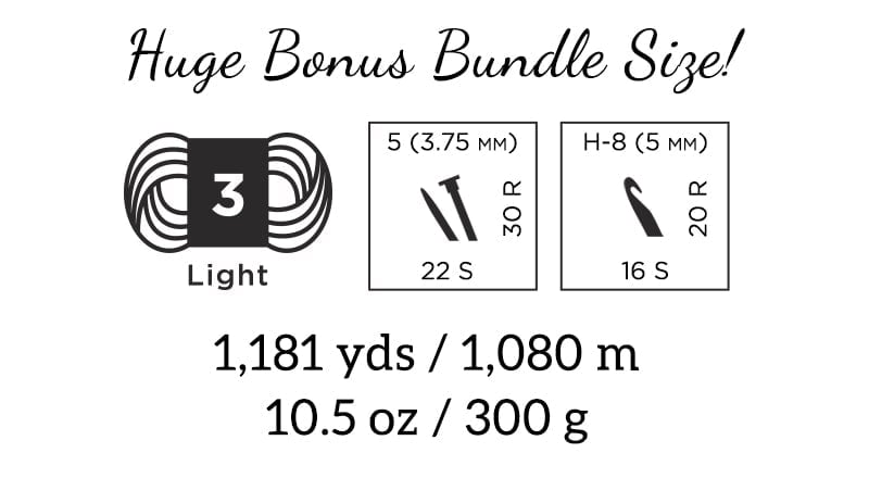 Mandala® Bonus Bundle® Yarn Basic Info