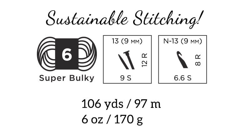 Wool-Ease® Thick & Quick® Recycled Yarn Basic Info