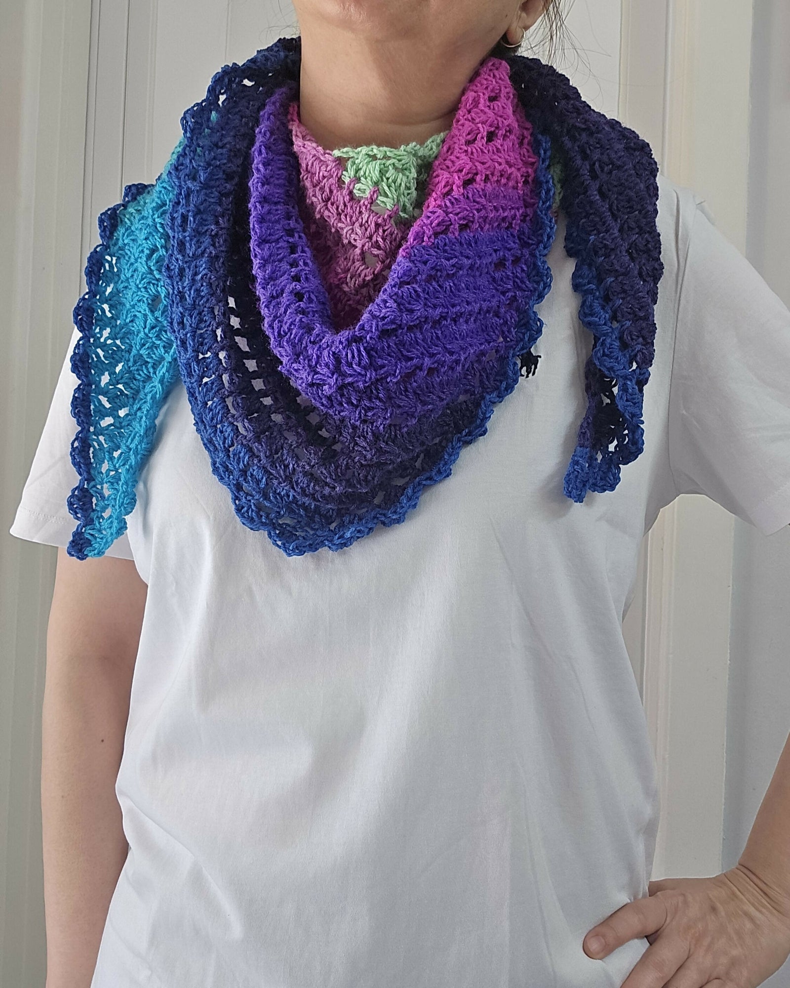 Hopscotch Scarf (Crochet) – Lion Brand Yarn