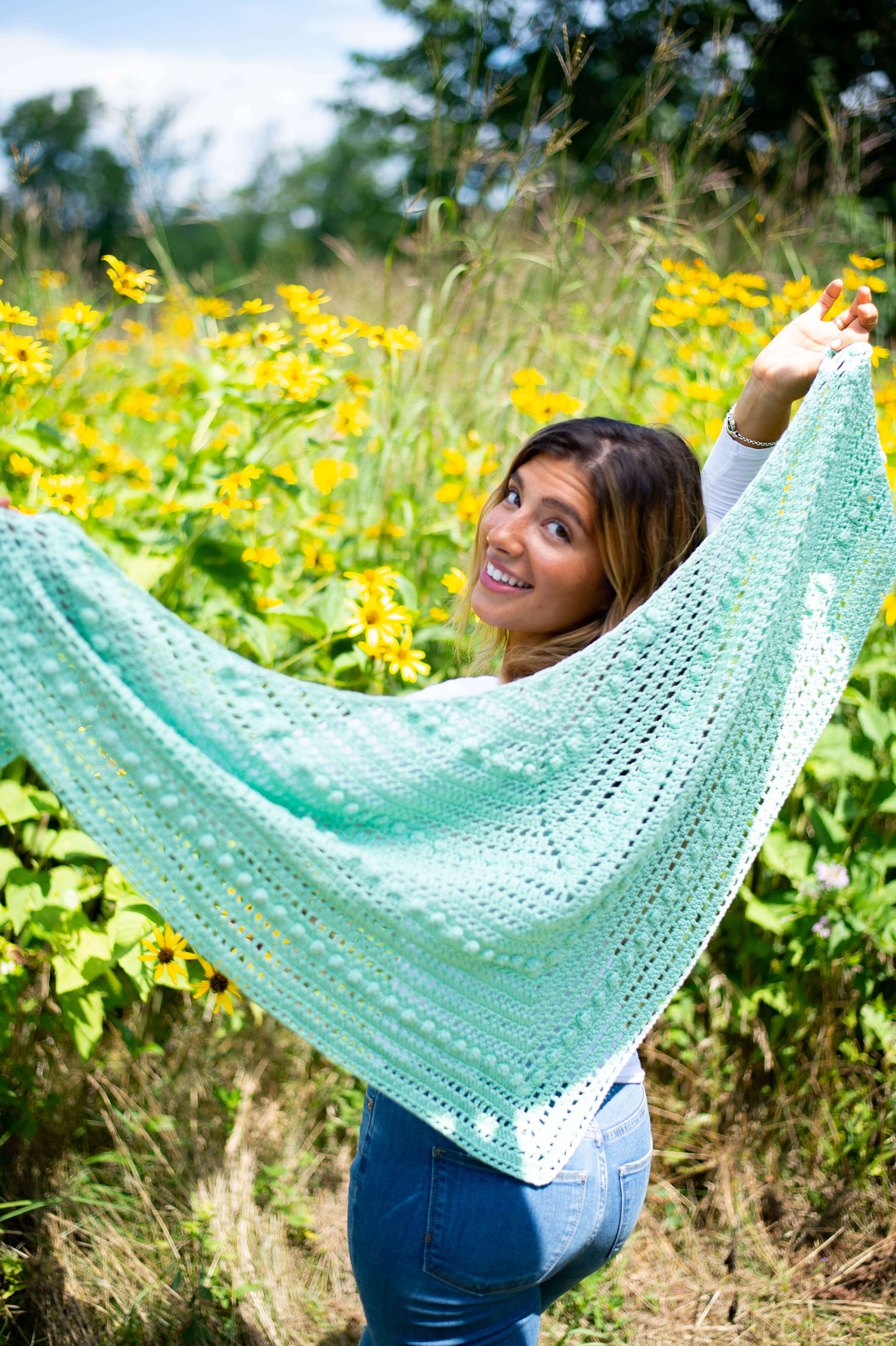 Baker Island Shawl (Crochet) – Lion Brand Yarn