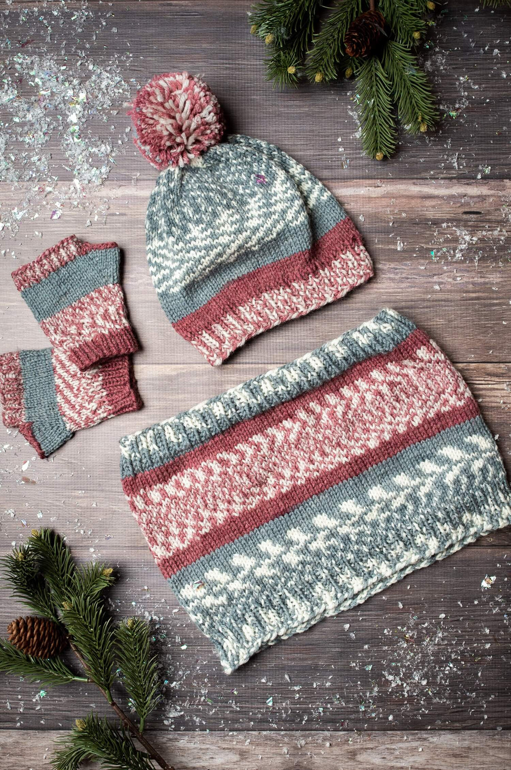 Fair Isle Cowl Knit Lion Brand Yarn Fair isle cowl knit lion brand yarn