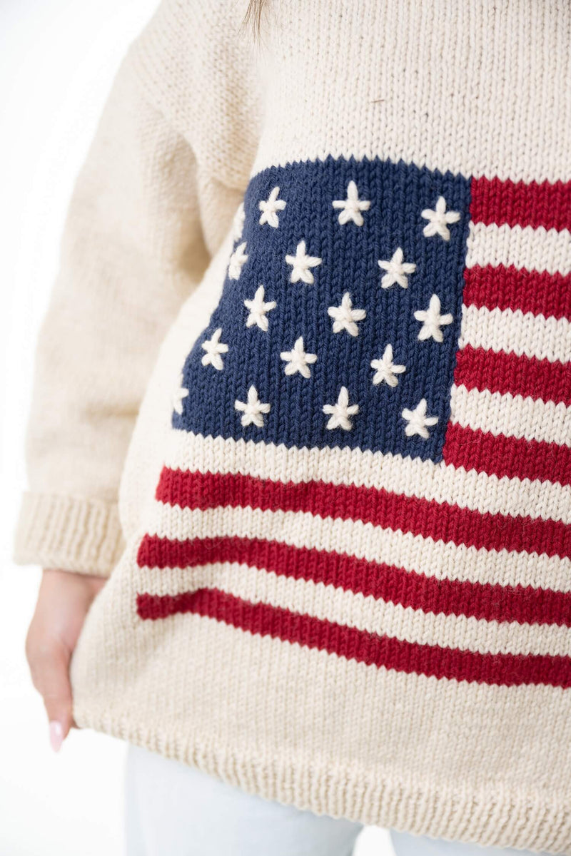 American Flag Sweater (Knit)