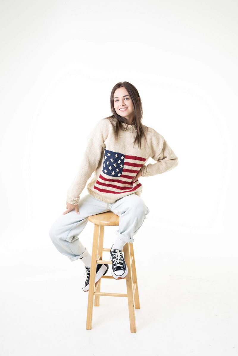 American Flag Sweater (Knit)