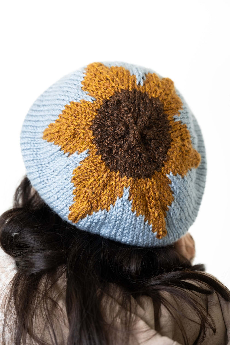 Sunflower Beret Pattern (Knit)