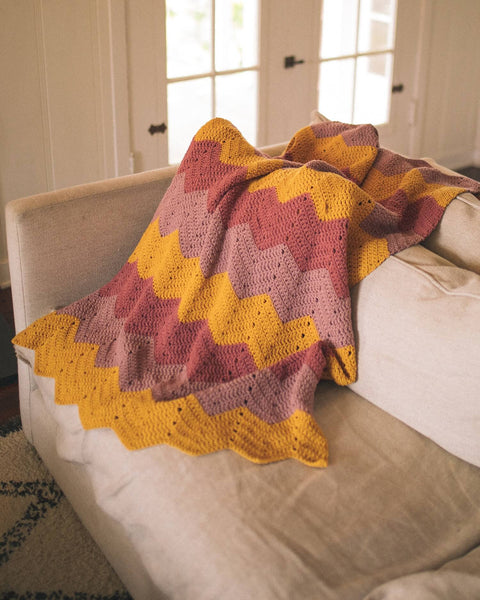 Ripple Afghan Free Crochet Pattern Download 