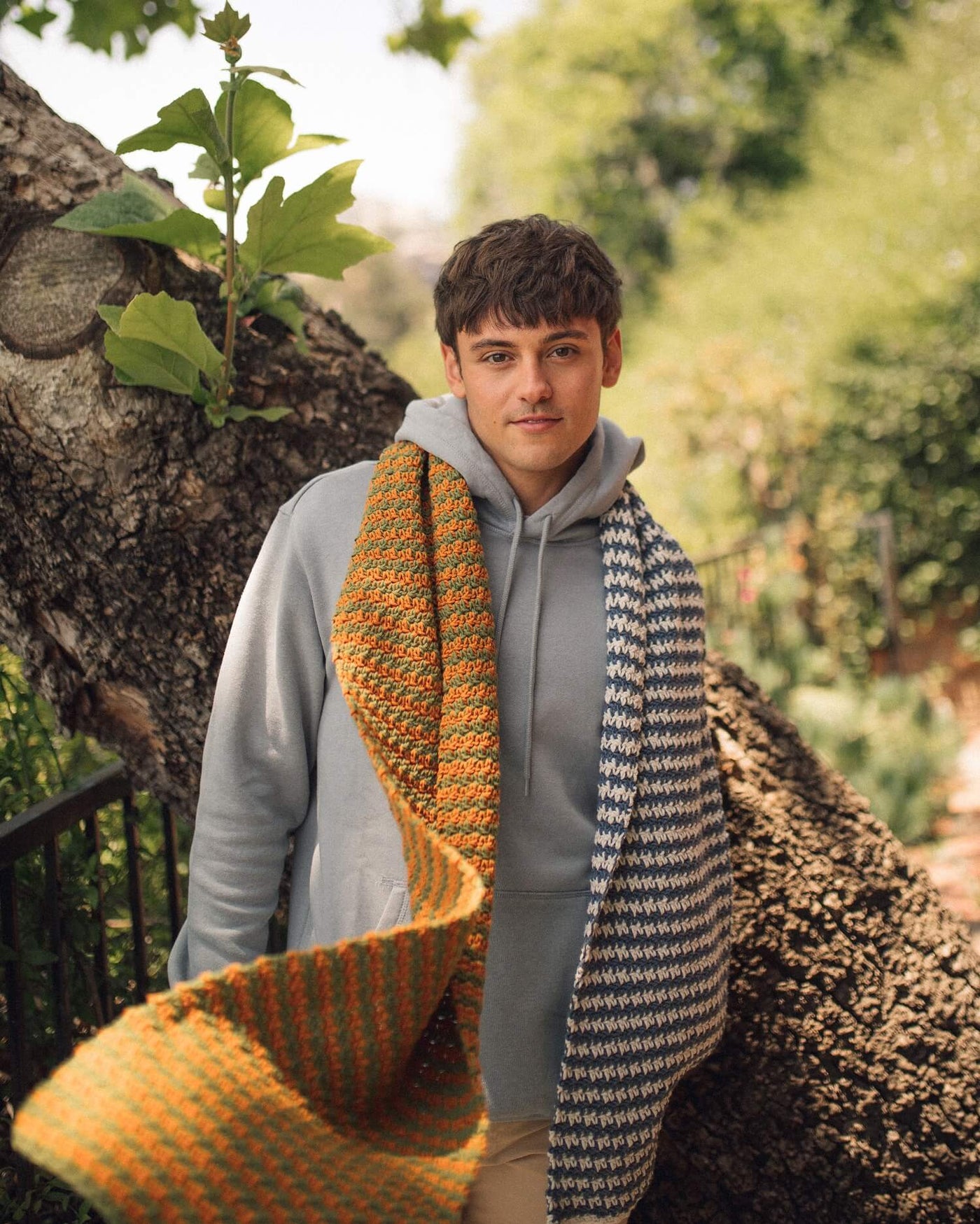 Houndstooth Scarf (Crochet) – Lion Brand Yarn