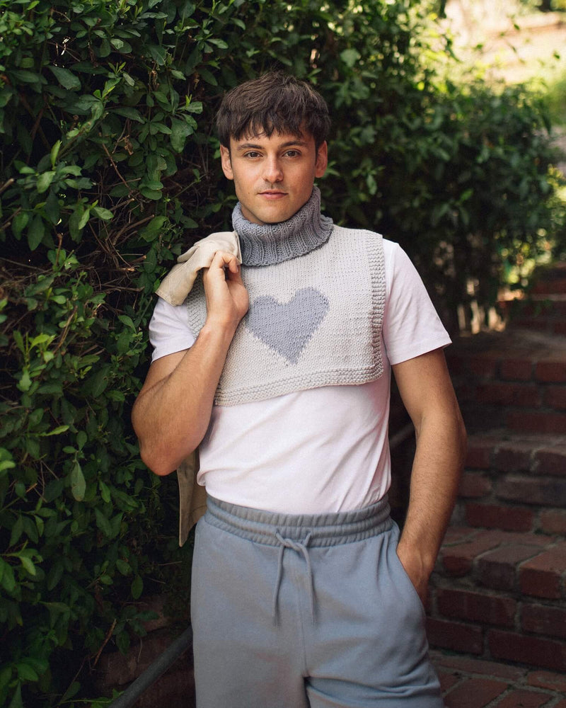 Heart Dickie (Knit)
