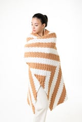 Striped C2C Lapghan (Crochet) thumbnail