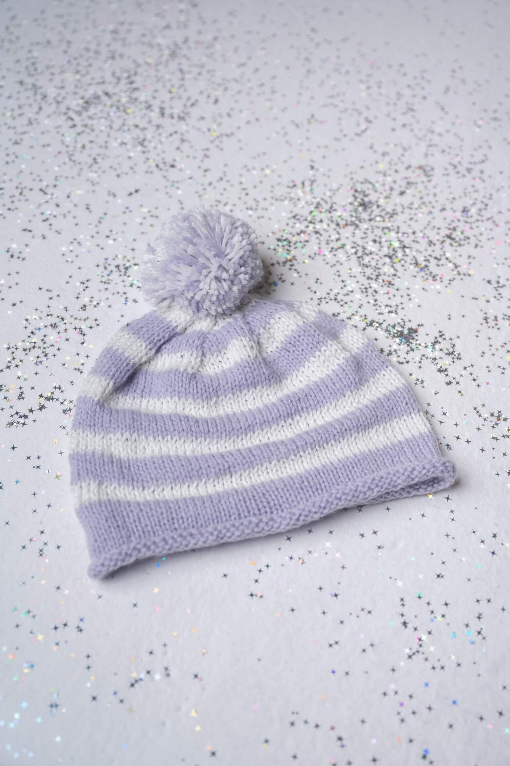 Striped Hat (Knit) – Lion Brand Yarn display picture 1