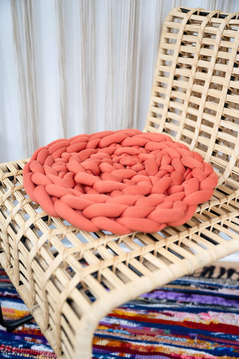 Round Seat Cushion (Crochet)