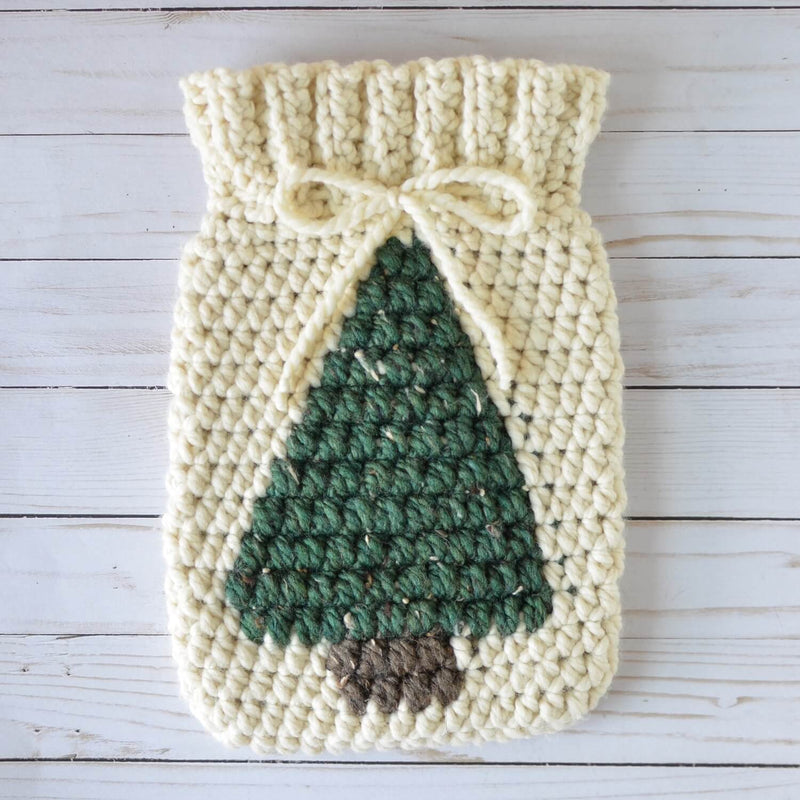 Hot Water Bottle Cover (Crochet)