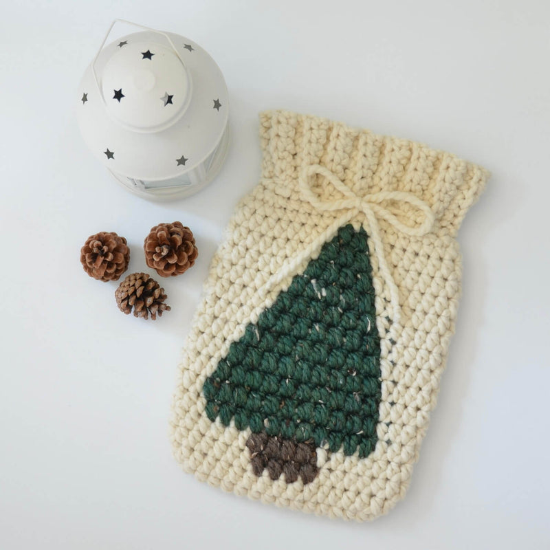 Hot Water Bottle Cover (Crochet)