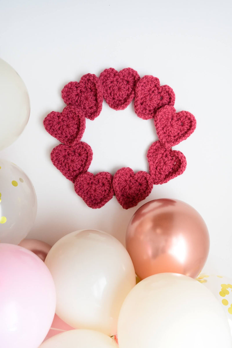 Heart Wreath (Crochet)