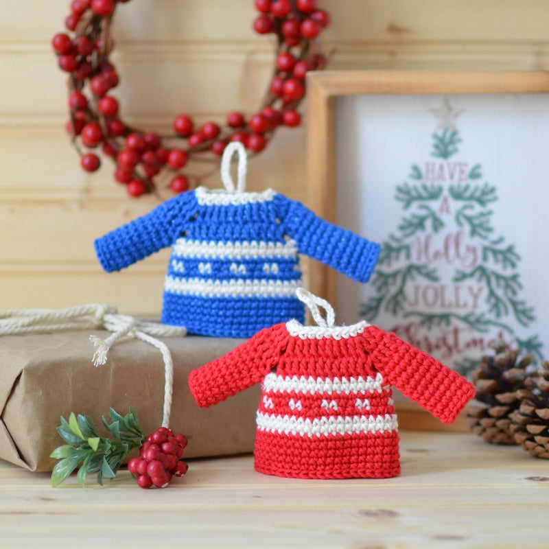 Sweater Ornaments (Crochet)