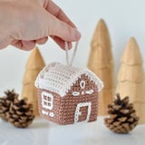 Gingerbread House Ornament (Crochet) thumbnail