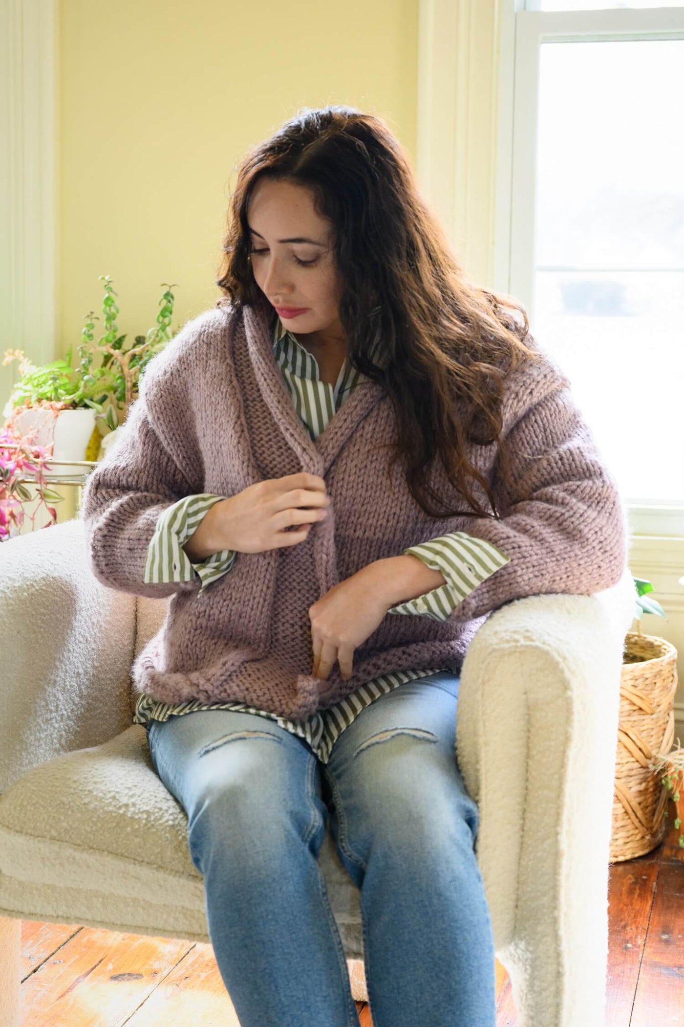 Hudson Heights Cardigan (Knit) – Lion Brand Yarn