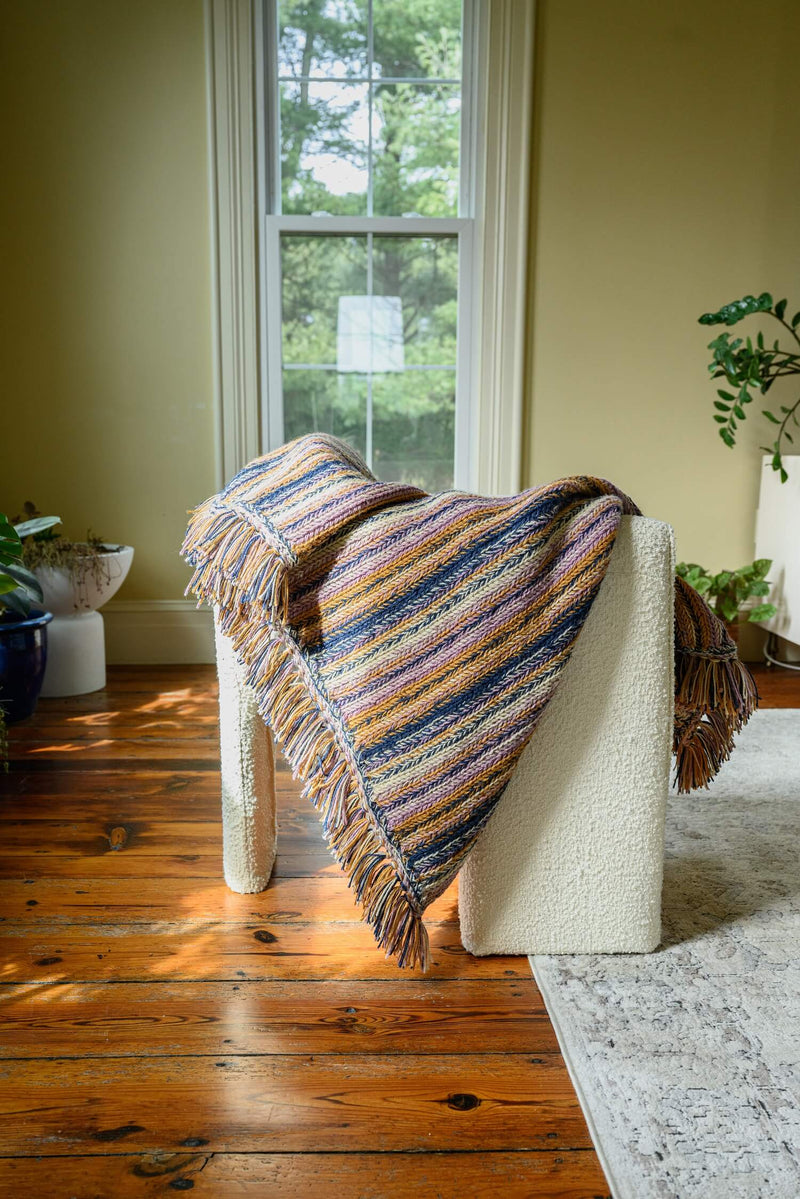 Braided Stripe Blanket (Crochet)